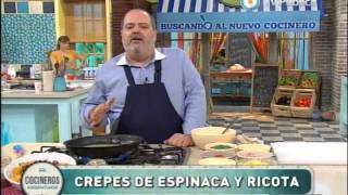 Crepes de espinaca y ricota [upl. by Donella]