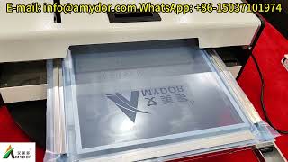 Digital Silk Screen Plate Printing Machine Screen Printer Digital Screen Maker Amydor 550A [upl. by Wolfie822]