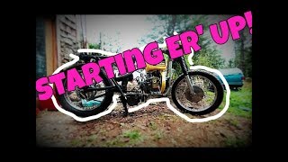 300cc Diesel Motorcycle Build Part 2 [upl. by Eeryt]