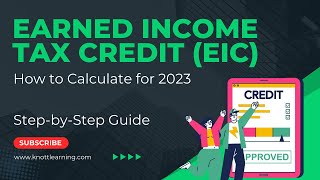 Earned Income Tax Credit for 2024 StepbyStep Guide [upl. by Nosmas]