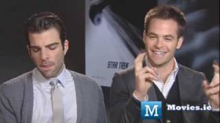 Kirk amp Spock talk STAR TREK  Chris Pine amp Zachary Quinto Into Darkness [upl. by Zaremski459]