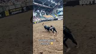 This Professional Bull Rider Is Unstoppable [upl. by Orvas914]