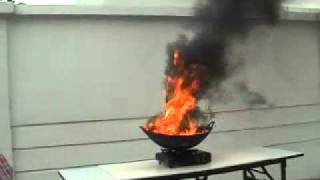 Fire Extinguisher Demo on Kitchen [upl. by Ahsielat]