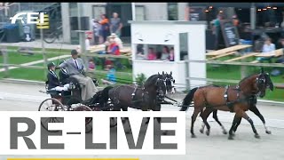 RELIVE  Dressage Competition Part 2 I FEI Driving European Championship Four in Hand [upl. by Ozen]