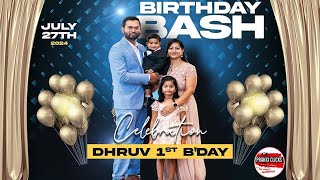 PrakkiClicks  Dhruv 1st Birthday Party  Venango Trails  Pittsburgh USA [upl. by Ddot]