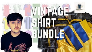 Another amazing vintage football shirt bundle Bargain Finds from Smudge Sports [upl. by Harrak410]