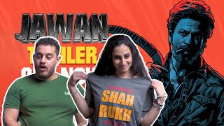 JAWAN Official Trailer REACTION  Shah Rukh Khan  Atlee  Nayanthara  Vijay Sethupathi Deepika [upl. by Tobiah]