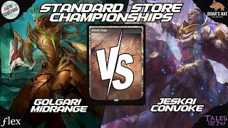 Golgari Midrange VS Jeskai Convoke MTG Standard [upl. by Sue175]