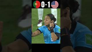 Portugal vs USA Womens Highlight Exciting football cr7 gaol foodballmatch [upl. by Lala]