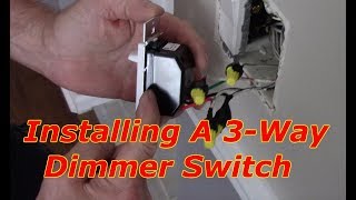 How To Replace Or Install A 3 Way Dimmer Switch [upl. by Notlim]