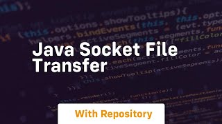 java socket file transfer [upl. by Sitruc]