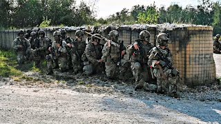 US Army Paratroopers Conduct Live Fire Attacks [upl. by Naahsar428]