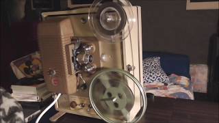 Kodascope Eight500 Standard 8mm Projector [upl. by Anillehs]