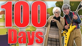 100 Days of School with Grandma and Grandpa  Count to 100  Jack Hartmann [upl. by Nylzor426]