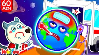 ¡La Tierra Tiene Boo Boo 🌍 Dibujos Animados Educativos 🐺 Wolfoo en Español [upl. by Egoreg]