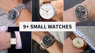 9 Great Watches for Small Wrists Under 40mm  Seiko Rolex Hamilton and MORE [upl. by Aurelio]