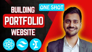 Building Portfolio Website Using React and Tailwind with deployment  One Shot [upl. by Immanuel]