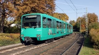 UBahn Frankfurt Main  U4U7 Die Strecke nach Enkheim XXL 2012 HD [upl. by Attener]