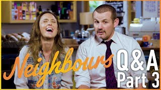 Neighbours QampA  Eve Morey Sonya Rebecchi amp Ryan Moloney Toadie Rebecchi  Part 3 [upl. by Mizuki]