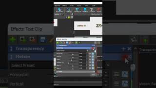 ZOOM IN TEXT REVEAL FX ON VIDEOPAD FX videopad edit facts [upl. by Navonod207]
