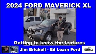 2024 Ford Maverick XL  Getting to know the features [upl. by Elrahc]