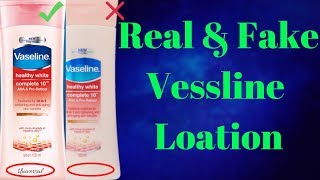 Vessline Loation Orignal amp Fake Review BenefitsPriceAnd Side Effects For Skin 2019 [upl. by Saitam281]