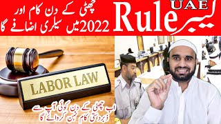 UAE Labour Law 2022  UAE Labour Law 2022 MOHRE  Labour Rule UAE 2022  Salary Rule uae law [upl. by Sabir]