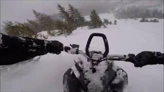 SNOWMOBILER OUTRUNS AVALANCHE [upl. by Narcho]