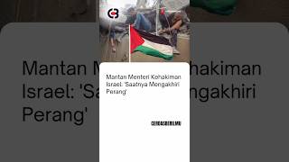 Mantan Menteri Kehakiman Israel Bilang Sudah Saatnya Mengakhiri Perang atas Palestina palestine [upl. by Atil59]