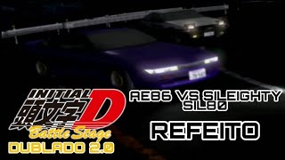 initial d battle stage dublado 20 AE86 VS SILEIGHTY  SIL80 refeito [upl. by Milks]