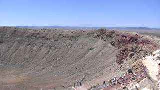 Beautiful Meteor Crater Barringer Crater Arizona USA [upl. by Lobiv]