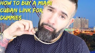 A Guide In Buying Your First Miami Cuban Link Chain [upl. by Stephan252]