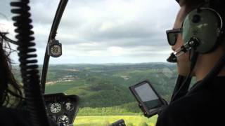 Hubschrauberflug 10 Mai 2015 mit Jochen Schweizer Aussicht von oben [upl. by Yakcm]