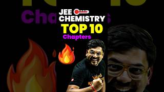 Top 10 Important Chapters of JEE Chemistry😍😍jee jee2025 iit iitjee jeechemistry chemistry [upl. by Cinnamon]