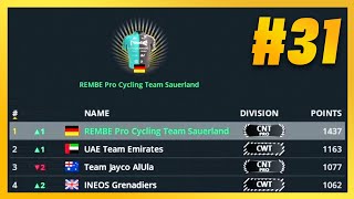 BEST TEAM IN THE WORLD 31  Pro Cycling Manager 2024  REMBE Pro Cycling Career [upl. by Doykos]