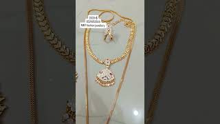 Offer collection reels gold necklace onlinejewellary instagram view reels chainjewelry [upl. by Rdnaskela495]