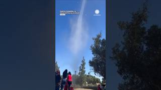 Dust Devil Wreaks Havoc at Youth Football Game [upl. by Poole856]