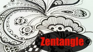 Zentangle Tutorial [upl. by Teragram]