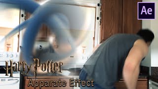 Harry Potter Apparate Effect  Done inside of Adobe After Effects  No Third Party Plugins [upl. by Arat152]