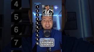 TOP 10 LEGGENDE JUVENTUS‼️⚪️⚫️  SIMONE juventus legend top10 classifica fyp calcio ranking [upl. by Ajssatsan]