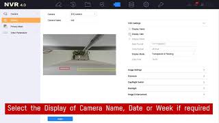 How to Configure OSD on NVR GUI 40 [upl. by Oznola741]
