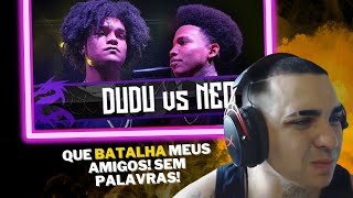 KANT REAGE A MELHOR BATALHA DA NOITE 🔥🔥🔥 DUDU x NEO RJ  SEMIFINAL  Ambiente de Kant [upl. by Reeves942]