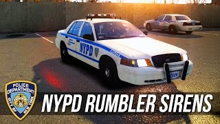 NYPD Rumbler Siren  GTA IV Mod Release [upl. by Owens]