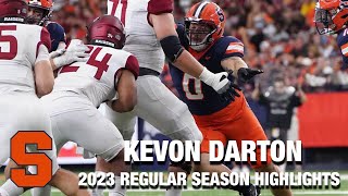 Kevon Darton 2023 Regular Season Highlights  Syracuse DL [upl. by Ahseikan]