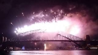 Sydney New Year Fireworks 2018 [upl. by Domph]