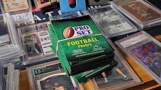 2023 Leaf Pro Set Metal Football 11 Proofs  10 Packs [upl. by Drofnil]