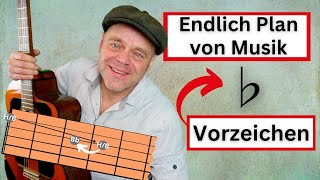 b Vorund Versetzungszeichen auf der Gitarre [upl. by Anaihk]