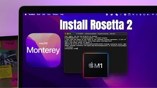 macOS How To Install Rosetta 2 On Macbook Pro M1 Terminal [upl. by Wandie]