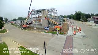 Surf Ballroom MEIC Construction Timelapse 621911 [upl. by Ellered]