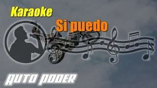 Si puedo  Karaoke [upl. by Enair]